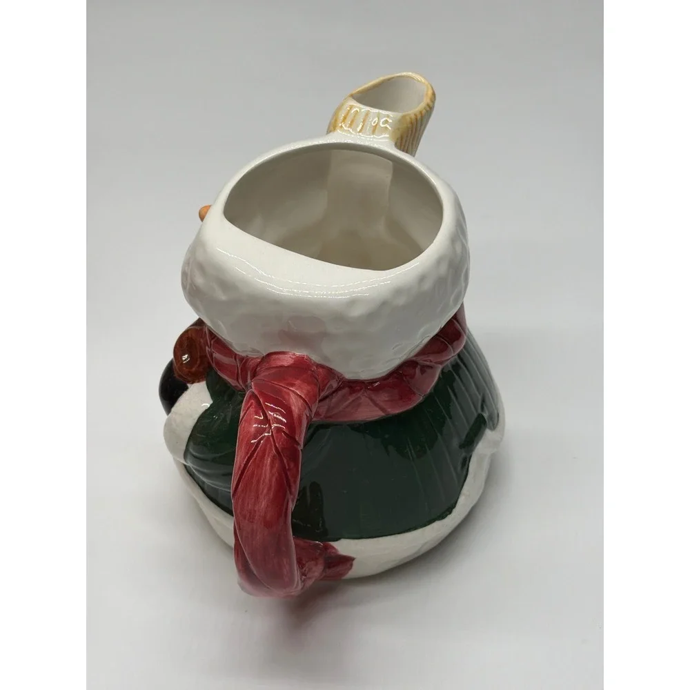 Snowman Teapot Ceramic‎ Five Cup Capacity Holiday Kitchenware King May